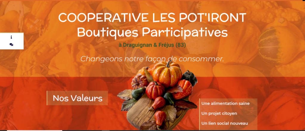 Coopérative participative Les Pot'Iront Var Féjus Draguignan